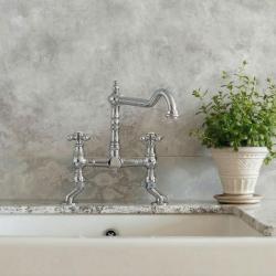 Nostalgische keukenkraan RVS V1979RVSST