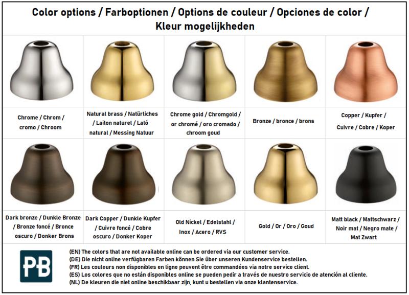 PB Nostalgische Brugkeukenkraan Brons ronde uitloop met witte hendels PBN.BRO.R.WH