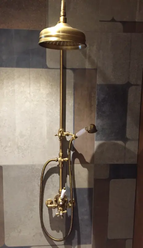 Huber Croisette Douchecombinatie 15cm Brons 590.CS01H.BA