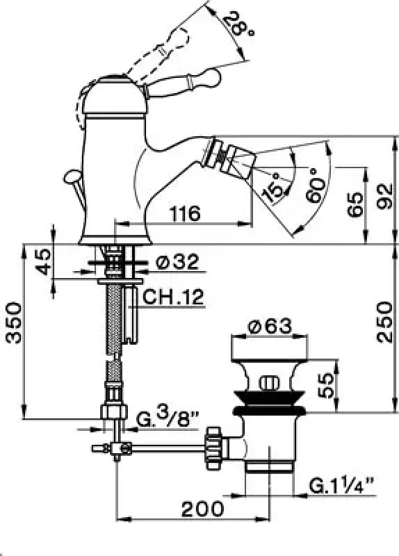Cisal Arcana Royal Bidetmengkraan Chroom AY00055021