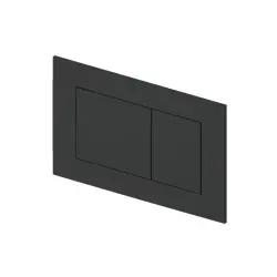 TECE now kunststof WC-bedieningsplaat mat zwart 1208920960