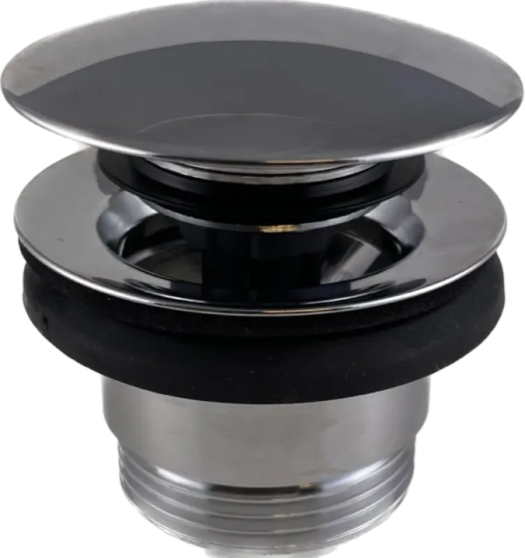 PB Unix wastafelplug 1 1/4 afsluitbaar push up click clack chroom 1208953283