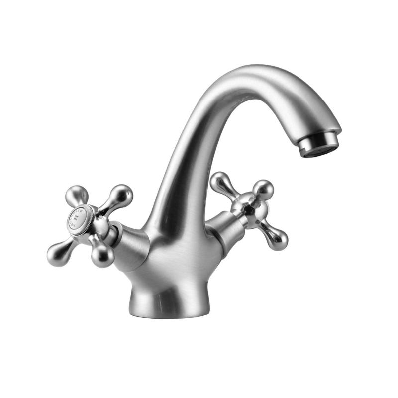 Aquanello Heritage Ascot Klassieke Nostalgische Wastafelmengkraan RVS NB-4101-HA