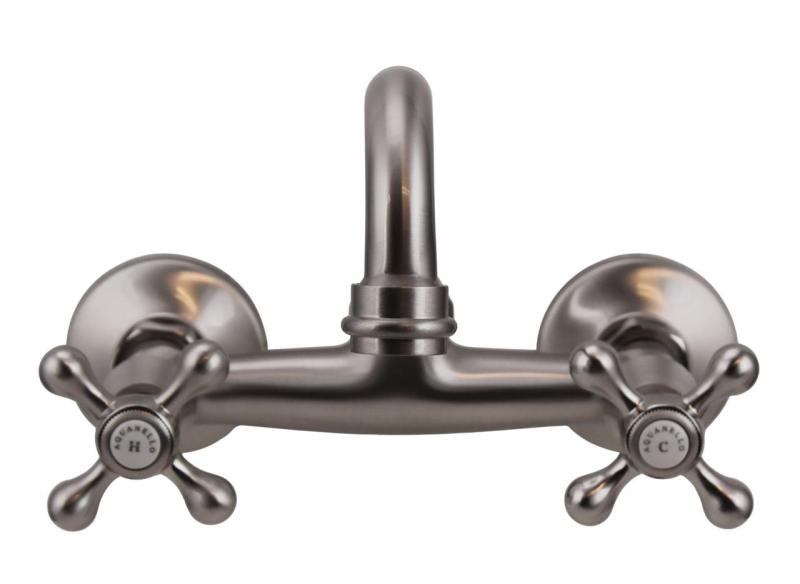 Aquanello Heritage Ascot Klassieke Keuken Muurkraan Boven Uitloop RVS NB-4110-HA