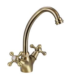 Aquanello Heritage Ascot Klassieke Keuken Nostalgische Keukenkraan Brons BN-4004-HA