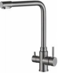 Aquanello Limpia Massieve RVS 3-weg Keukenkraan met  Gefilterd Water SS-11600-LP