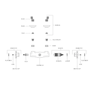 Huber Victorian Thermostatische Douchekraan Chroom VTT0101021
